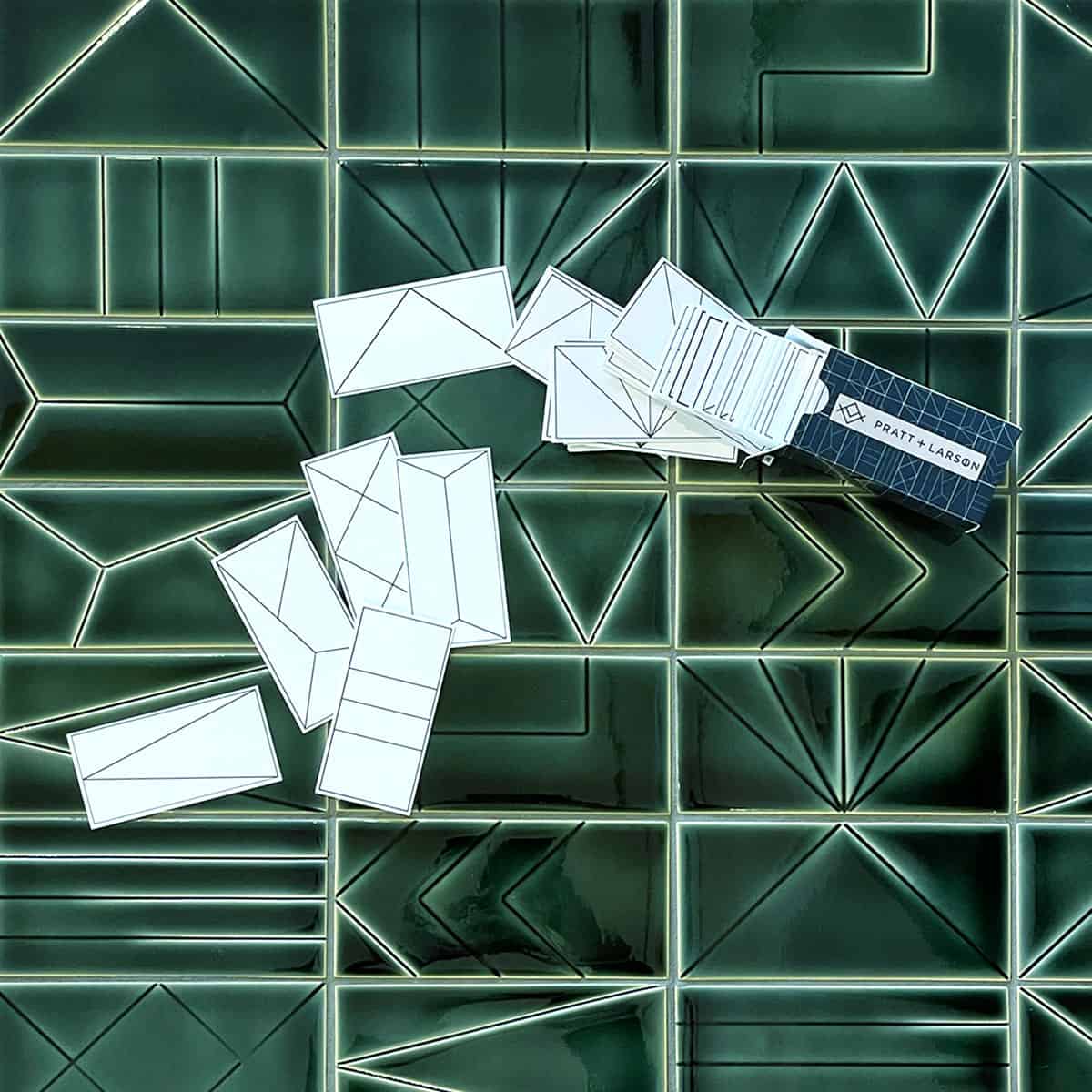 inlinecardsdeepgreen Pratt + Larson InLine Cards Pratt + Larson