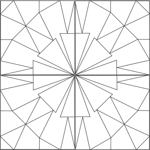 Pratt and Larson pattern F   Pratt + Larson   