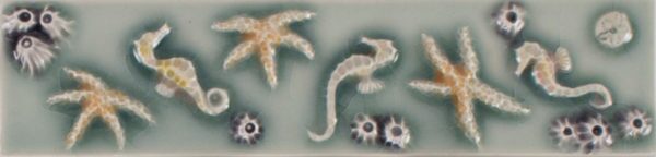 Pratt and Larson Tile 2×8 Marinelife WW7   Pratt + Larson   