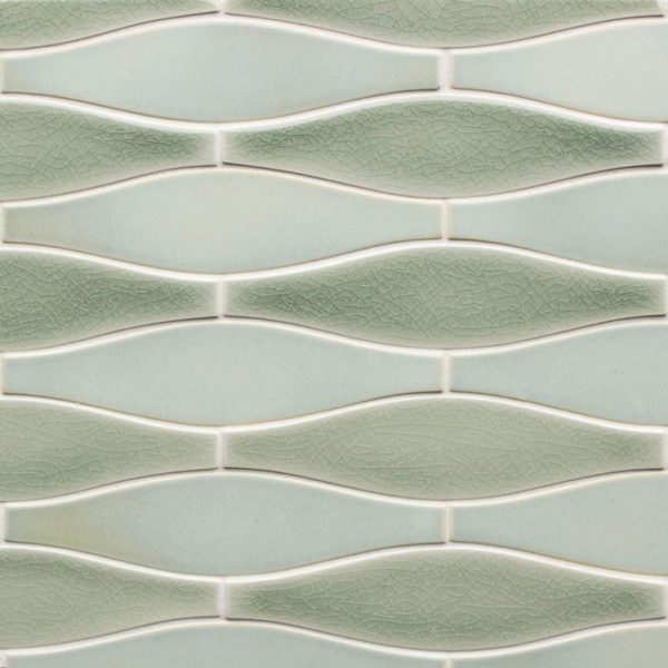 Pratt and Larson Tile Elongated Ogee G1 35   Pratt + Larson   