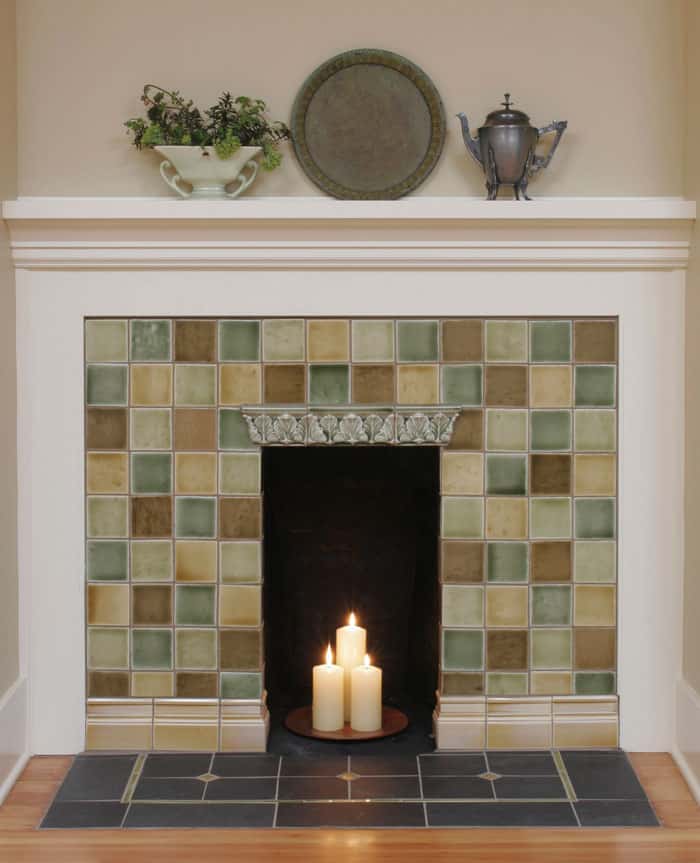 Watercolor Glaze Fireplace   Pratt + Larson   