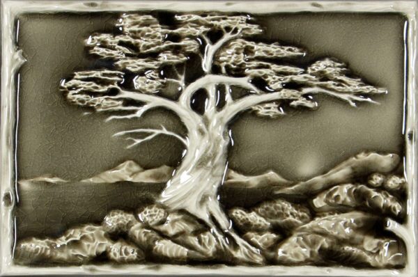 Pratt and Larson Tile 8×12 Tree panel DW76   Pratt + Larson   