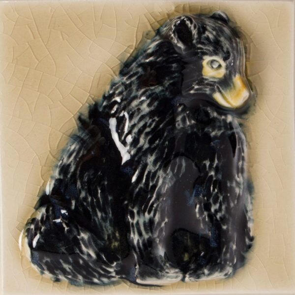 Pratt and Larson Tile 4×4 Bear WW70   Pratt + Larson   