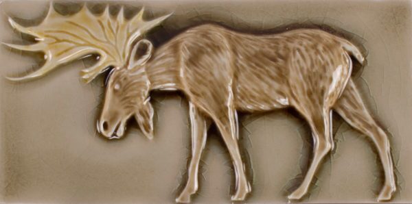Pratt and Larson Tile 4×8 Moose WW40   Pratt + Larson   