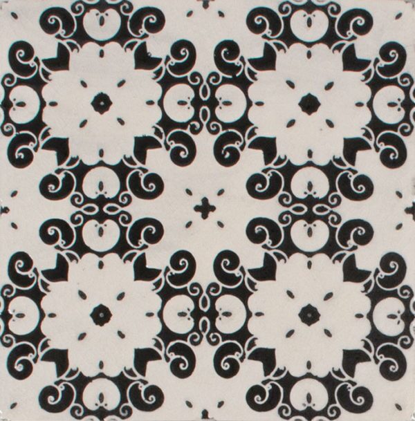 Pratt and Larson Tile Embossed A PW1 charcoal   Pratt + Larson   