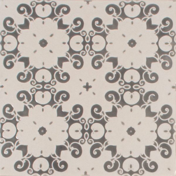 Pratt and Larson Tile Embossed A PW1 silver   Pratt + Larson   