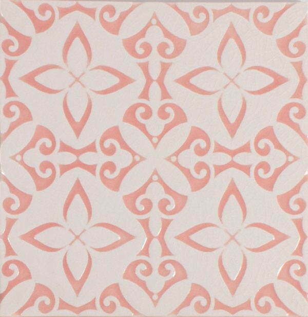 Pratt and Larson Tile Embossed B PW1 blossom   Pratt + Larson   