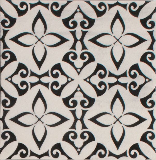 Pratt and Larson Tile Embossed B PW1 charcoal   Pratt + Larson   