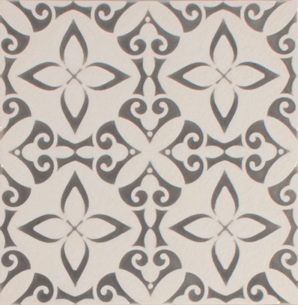 Pratt and Larson Tile Embossed B PW1 silver   Pratt + Larson   