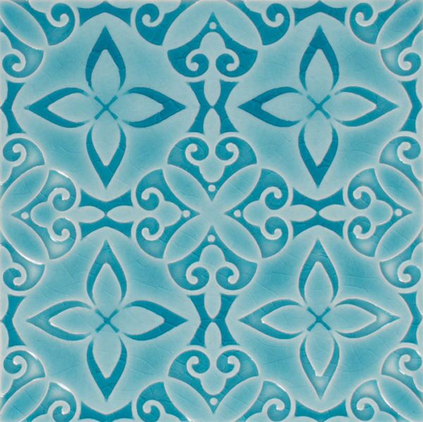 Pratt and Larson Tile Embossed B W62   Pratt + Larson   