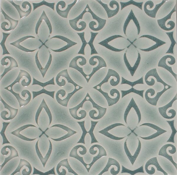 Pratt and Larson Tile Embossed B W7   Pratt + Larson   