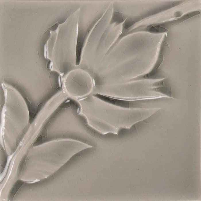PrattandLarsonTile4x4VineFlowerCW90 Pratt + Larson Vine Flower C 4×4 Pratt + Larson