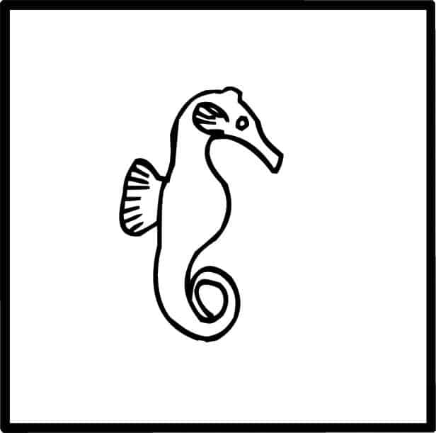 PrattandLarsonTileLJFMSE Pratt + Larson LJF Marine Seahorse 2×2 Pratt + Larson