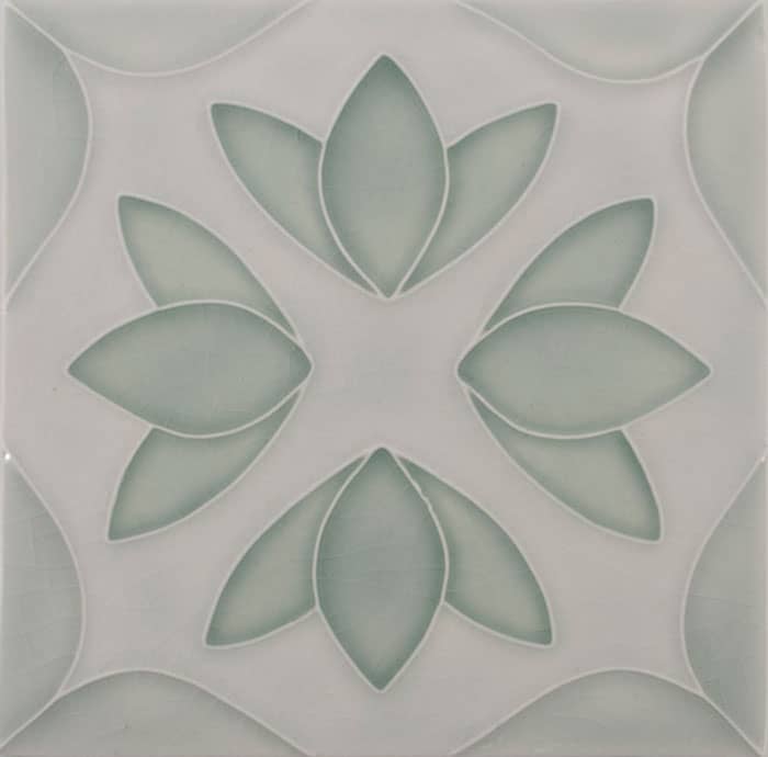 PrattandLarsonTileMotifGcloudrainice Pratt + Larson Motif G 6×6 Pratt + Larson