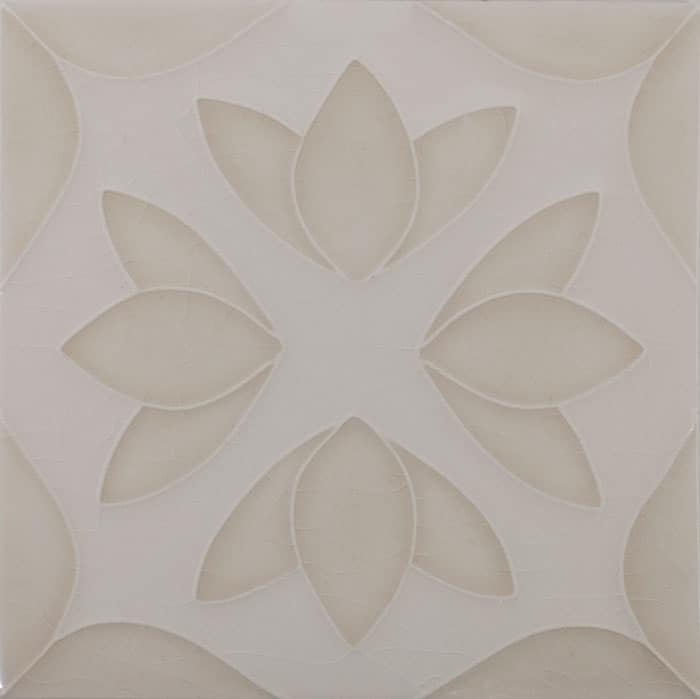 PrattandLarsonTileMotifGwhitedove Pratt + Larson Motif G 6×6 Pratt + Larson