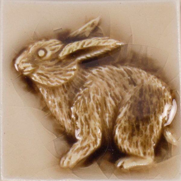Pratt and Larson Tile 2×2 Rabbit WW71   Pratt + Larson   