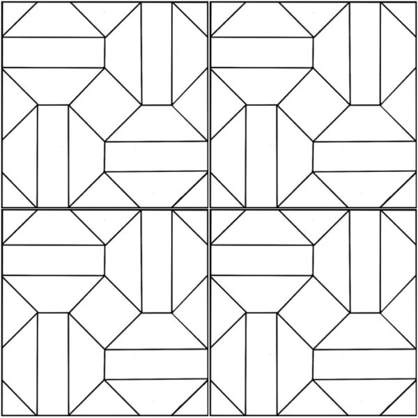 Pratt and Larson pattern E   Pratt + Larson   