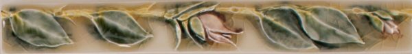 Pratt and Larson Tile 1×8 Rose Bud WW70   Pratt + Larson   
