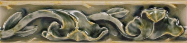 Pratt and Larson Tile 2×8 Acanthus WW40   Pratt + Larson   