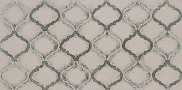 Pratt and Larson Tile Scraffito E PW1 Silver   Pratt + Larson   