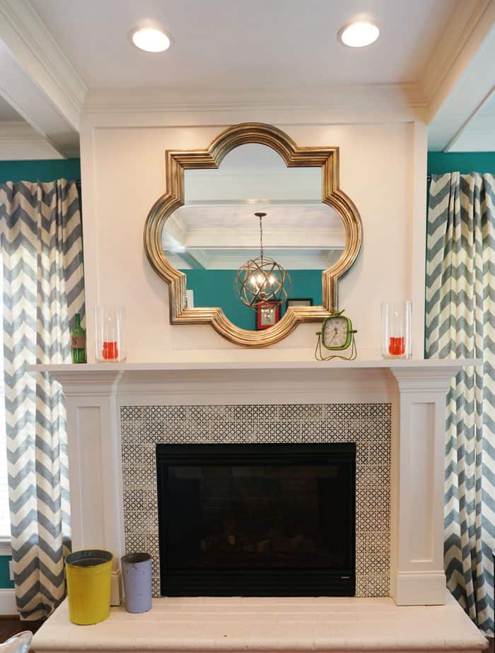 Pratt and Larson Tile Scraffito fireplace 1   Pratt + Larson   