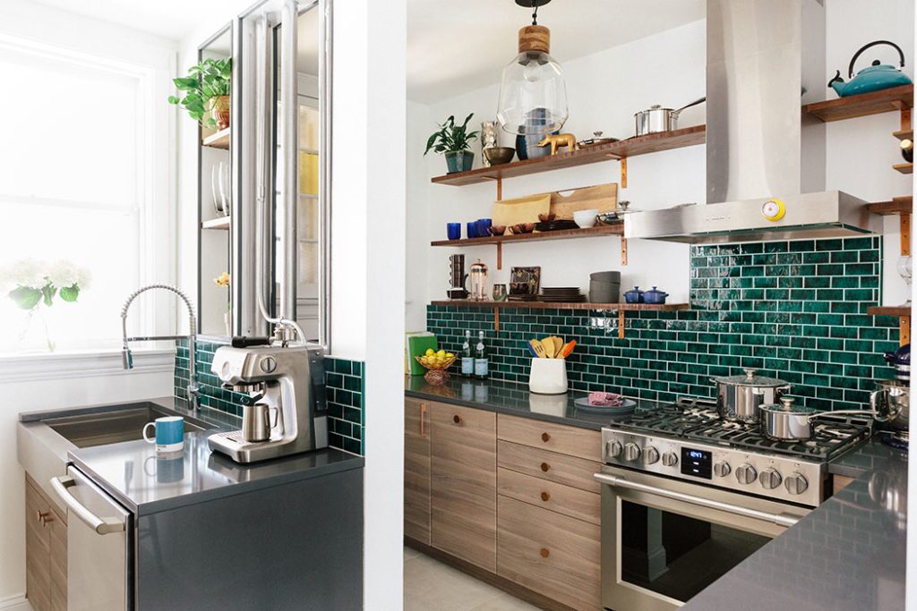 Pratt and Larson Tile Teal Splash 2   Pratt + Larson   