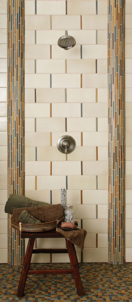 Pratt and Larson Tile mosaic pilars   Pratt + Larson   