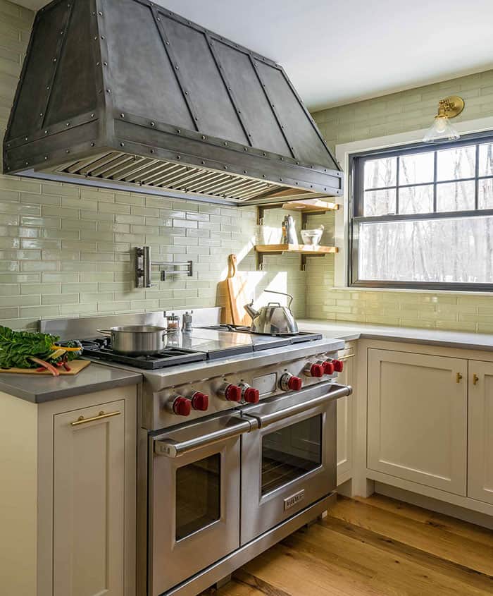 Pratt and Larson Tile textured 2×8 kitchen 1   Pratt + Larson   
