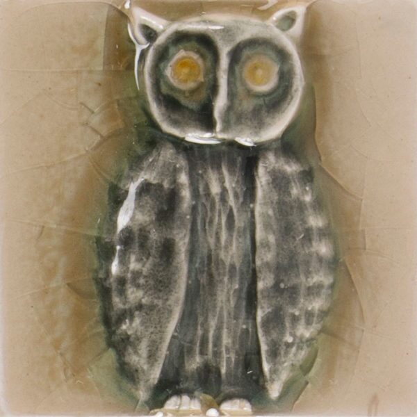 Pratt and Larson Tile 2×2 Owl WW40   Pratt + Larson   