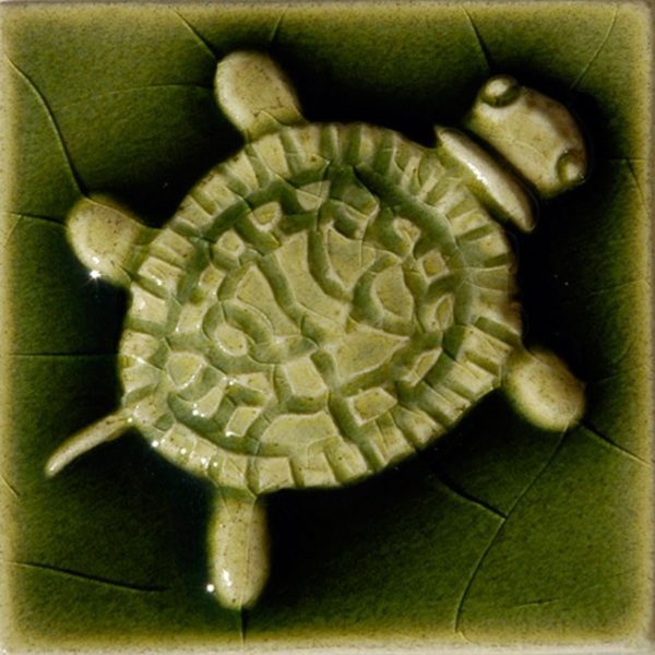 Pratt and Larson Tile 2×2 Turtle WW55 e1434572658838   Pratt + Larson   