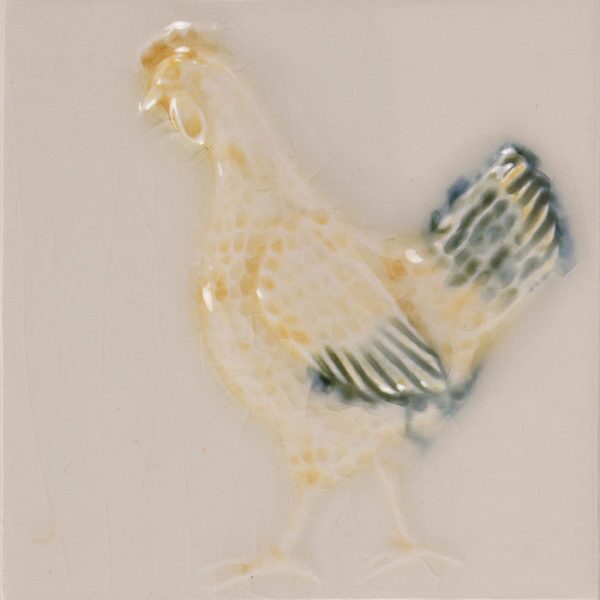 Pratt and Larson Tile 4×4 Hen WW1   Pratt + Larson   