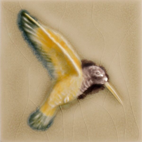 Pratt and Larson Tile 4×4 Hummingbird WW40   Pratt + Larson   