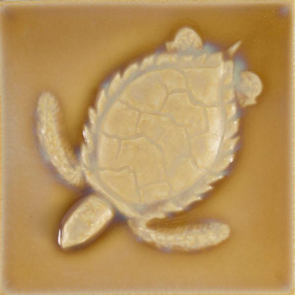Pratt and Larson Tile 4×4 Marine Turtle C204   Pratt + Larson   