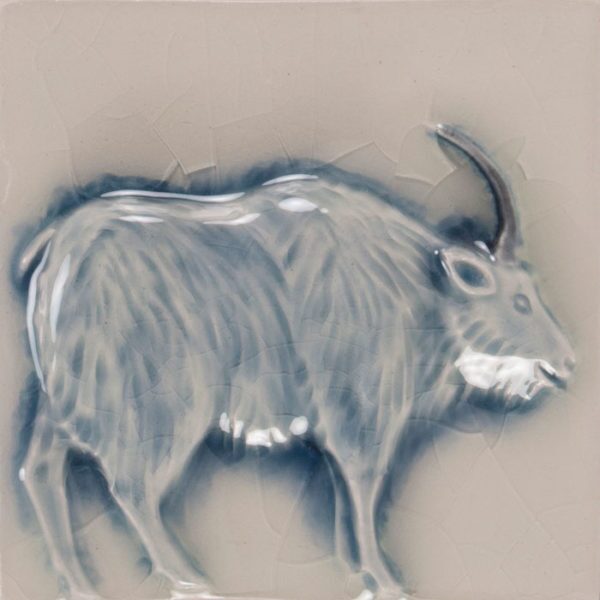 Pratt and Larson Tile 4×4 Moutain Goat WW1   Pratt + Larson   