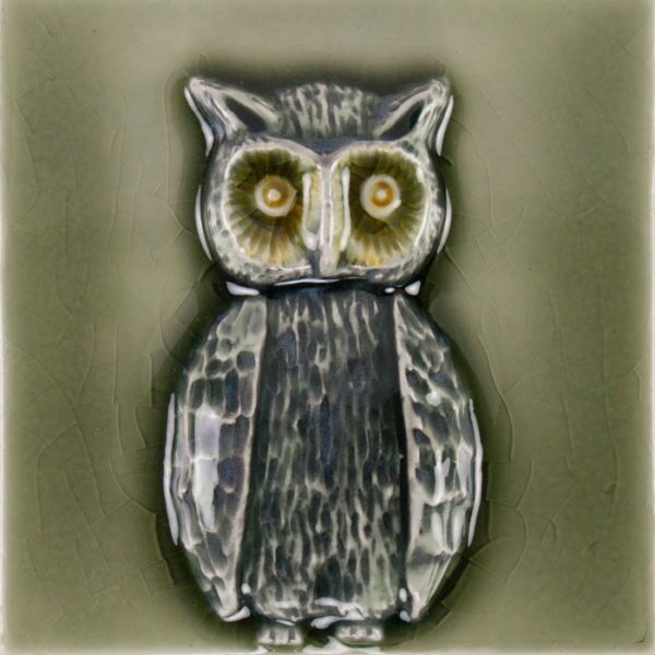 Pratt and Larson Tile 4×4 Owl WW45   Pratt + Larson   
