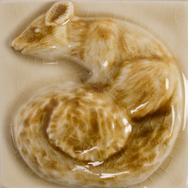 Pratt and Larson Tile 4×4 Squirrel WW70   Pratt + Larson   