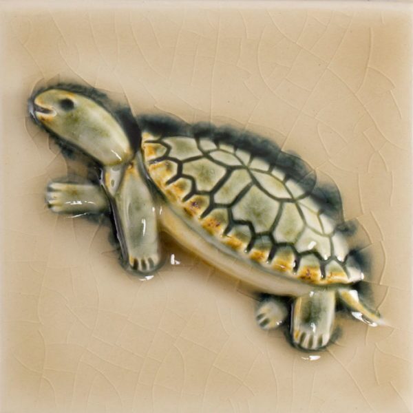 Pratt and Larson Tile 4×4 Turtle WW70   Pratt + Larson   