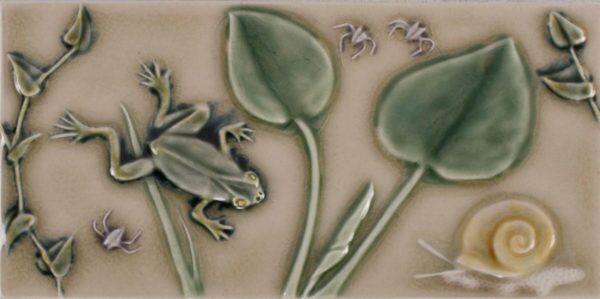 Pratt and Larson Tile 4×8 Pond Frog WW40   Pratt + Larson   