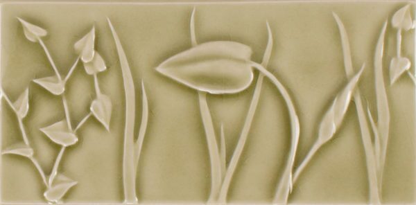 Pratt and Larson Tile 4×8 Pond Weeds W43   Pratt + Larson   