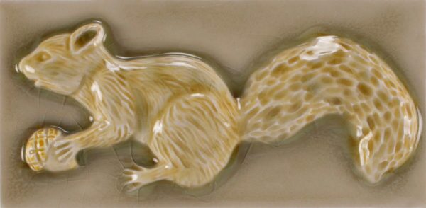 Pratt and Larson Tile 4×8 Squirrel WW40   Pratt + Larson   