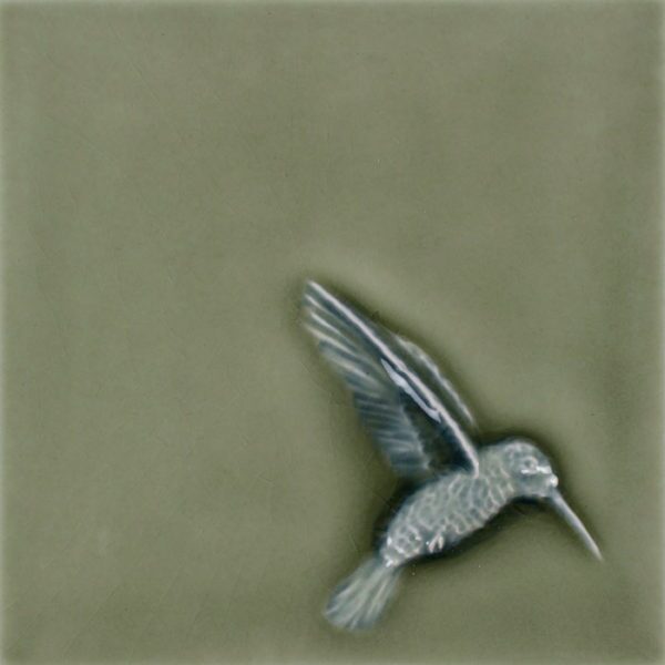 Pratt and Larson Tile 6×6 Hummingbird WW45   Pratt + Larson   