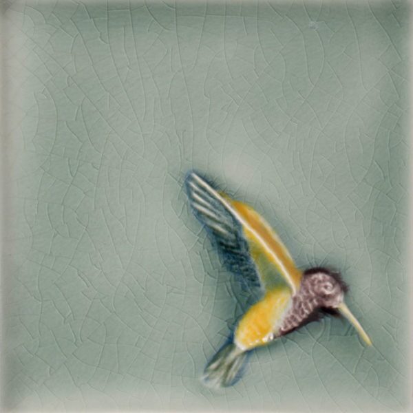 Pratt and Larson Tile 6×6 Hummingbird WW7   Pratt + Larson   