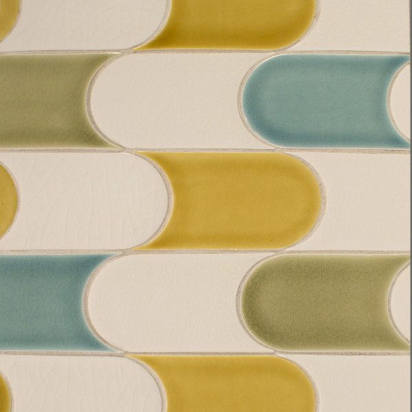 Pratt and Larson Tile Elongated Crescent G1 76   Pratt + Larson   