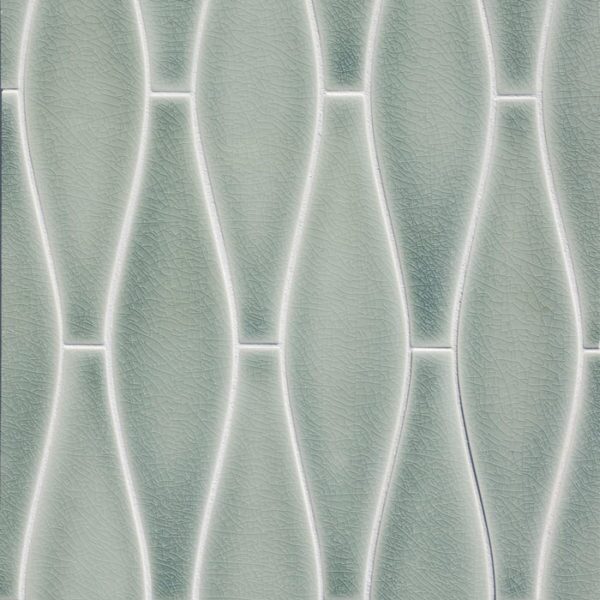 Pratt and Larson Tile Elongated Ogee G1 33   Pratt + Larson   