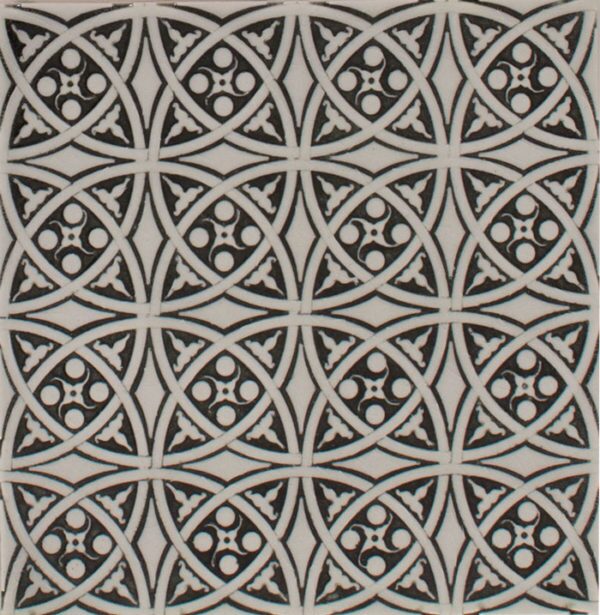 Pratt and Larson Tile Embossed C PW88 india ink   Pratt + Larson   