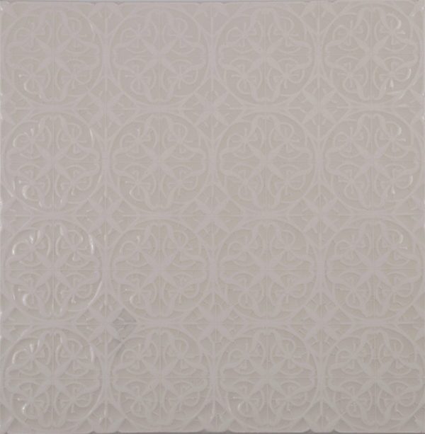 Pratt and Larson Tile Filigree B W1   Pratt + Larson   