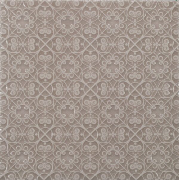 Pratt and Larson Tile Filigree D W12   Pratt + Larson   