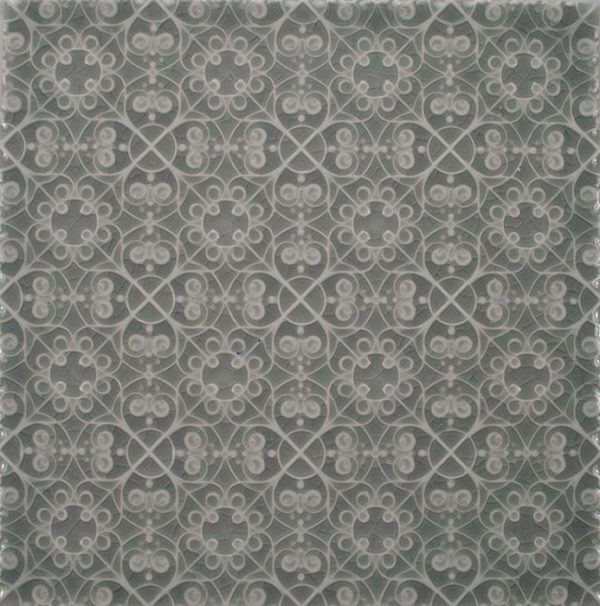 Pratt and Larson Tile Filigree D W92   Pratt + Larson   