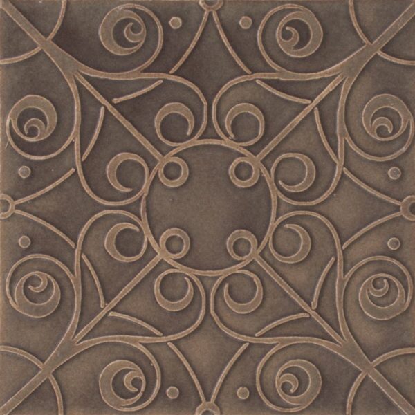 Pratt and Larson Tile Filigree E C54   Pratt + Larson   