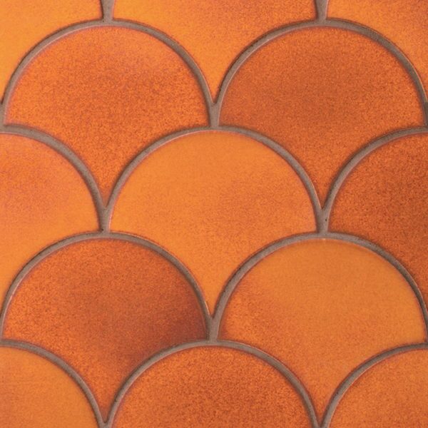Pratt and Larson Tile Large Fan C 18   Pratt + Larson   